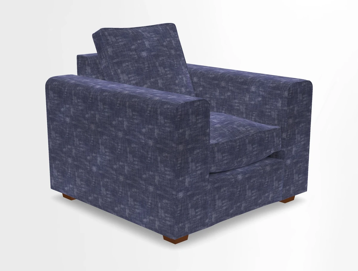 Saxmundham Chair in Two Tone Plain Biscuit