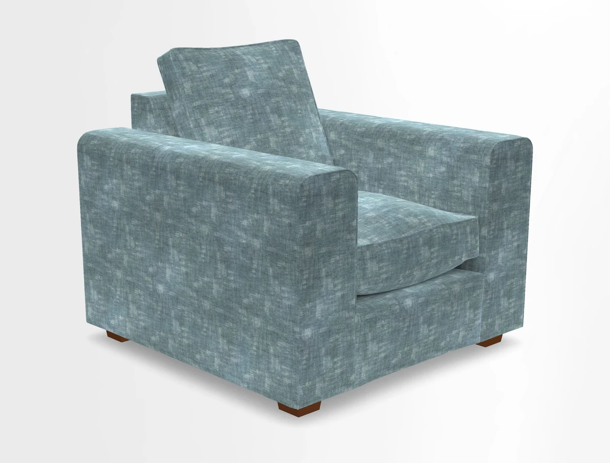 Saxmundham Chair in Two Tone Plain Biscuit