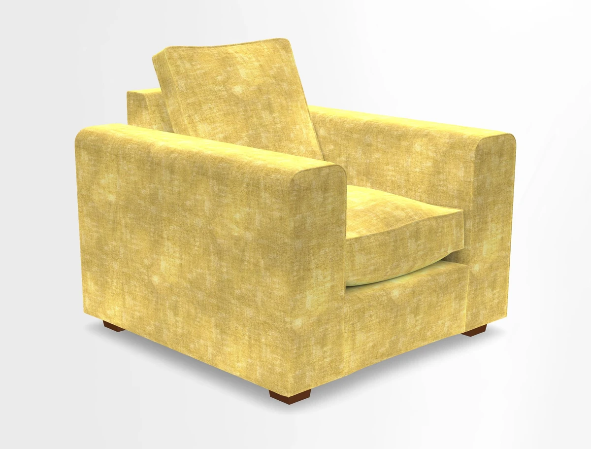 Saxmundham Chair in Two Tone Plain Biscuit