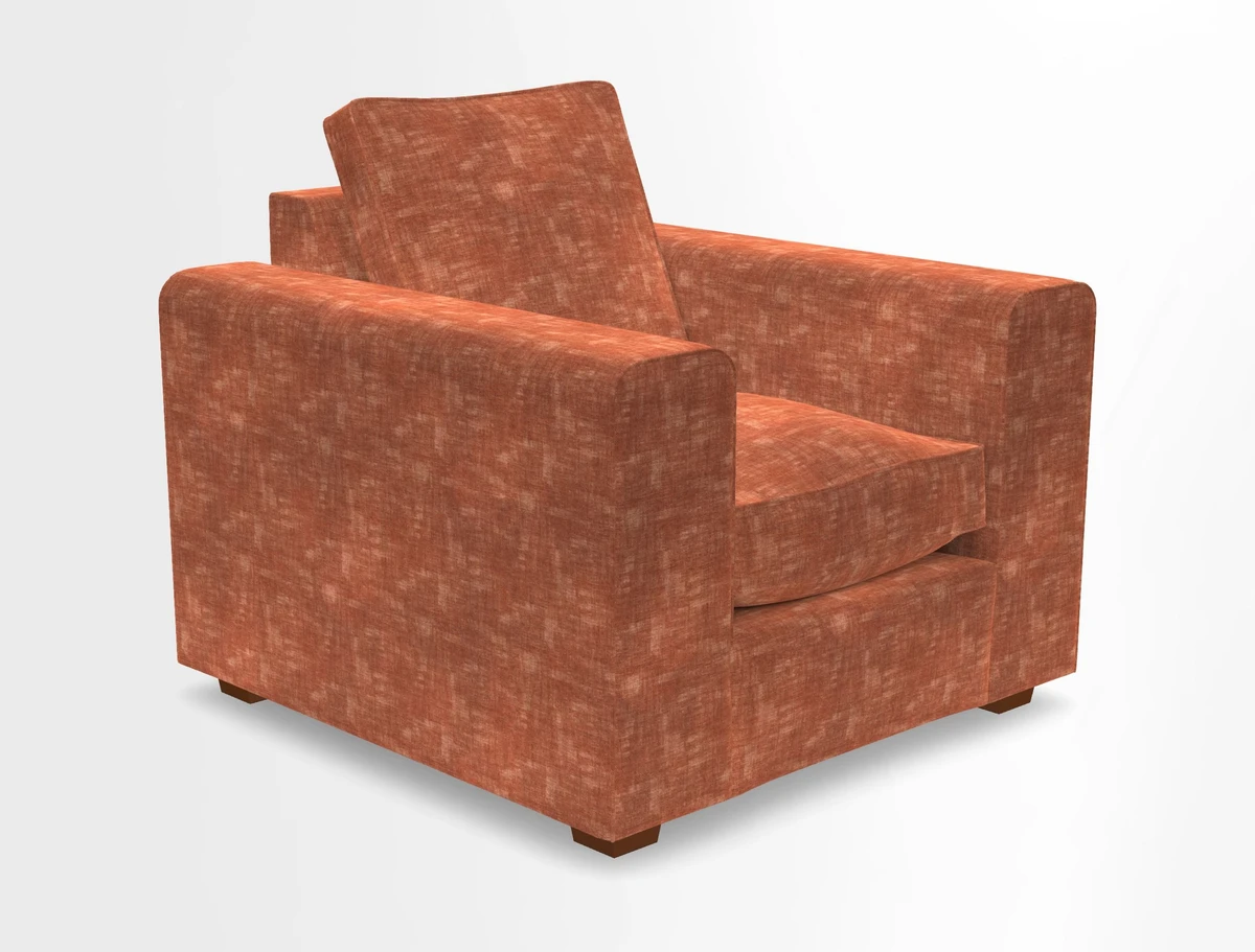 Saxmundham Chair in Two Tone Plain Biscuit