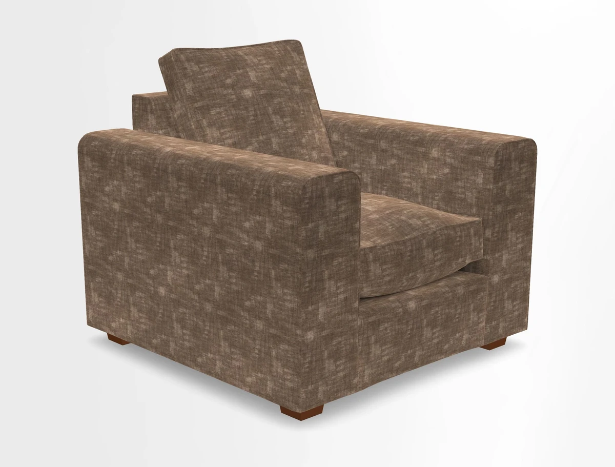 Saxmundham Chair in Two Tone Plain Biscuit
