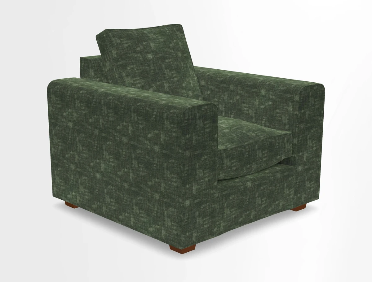 Saxmundham Chair in Two Tone Plain Biscuit
