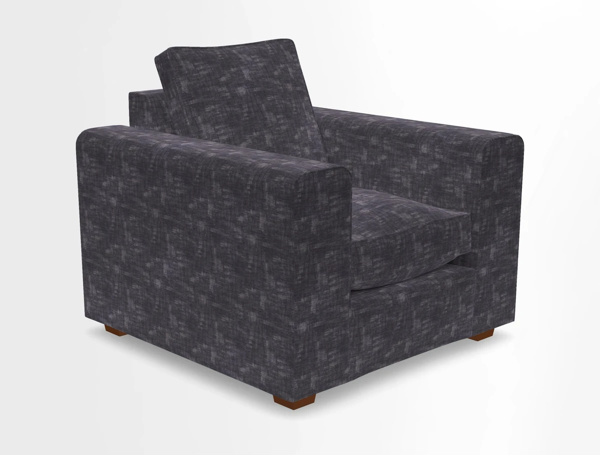Saxmundham Chair in Two Tone Plain Biscuit