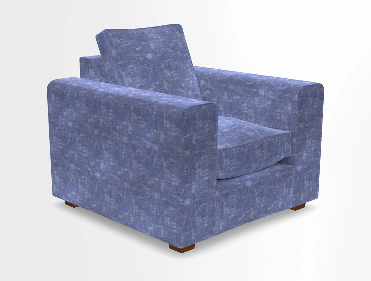 Saxmundham Chair in Two Tone Plain Biscuit