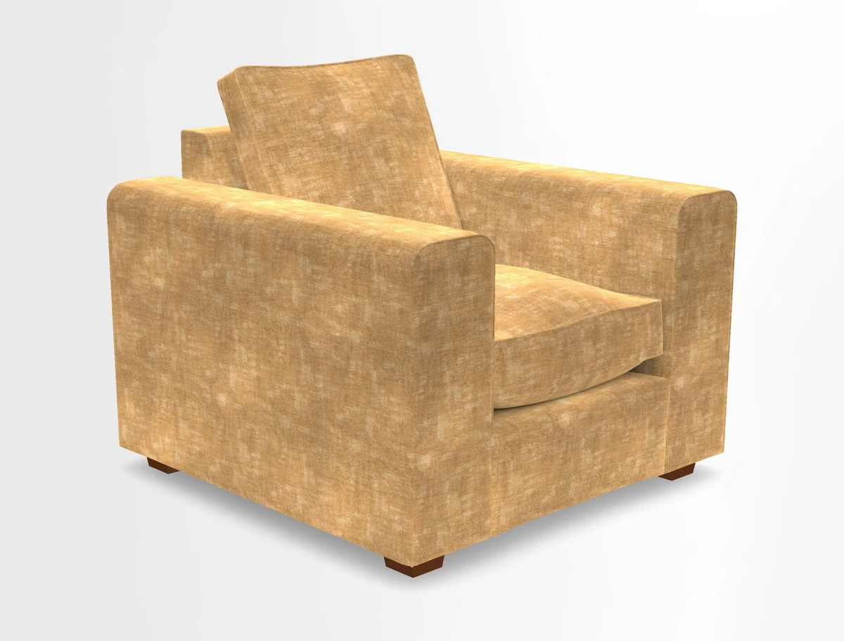 Saxmundham Chair in Two Tone Plain Biscuit