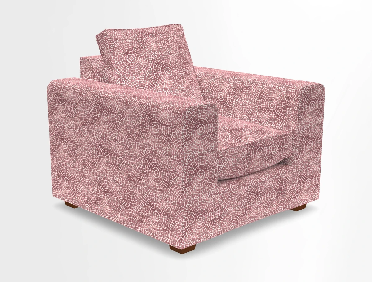 Saxmundham Chair in Two Tone Plain Biscuit