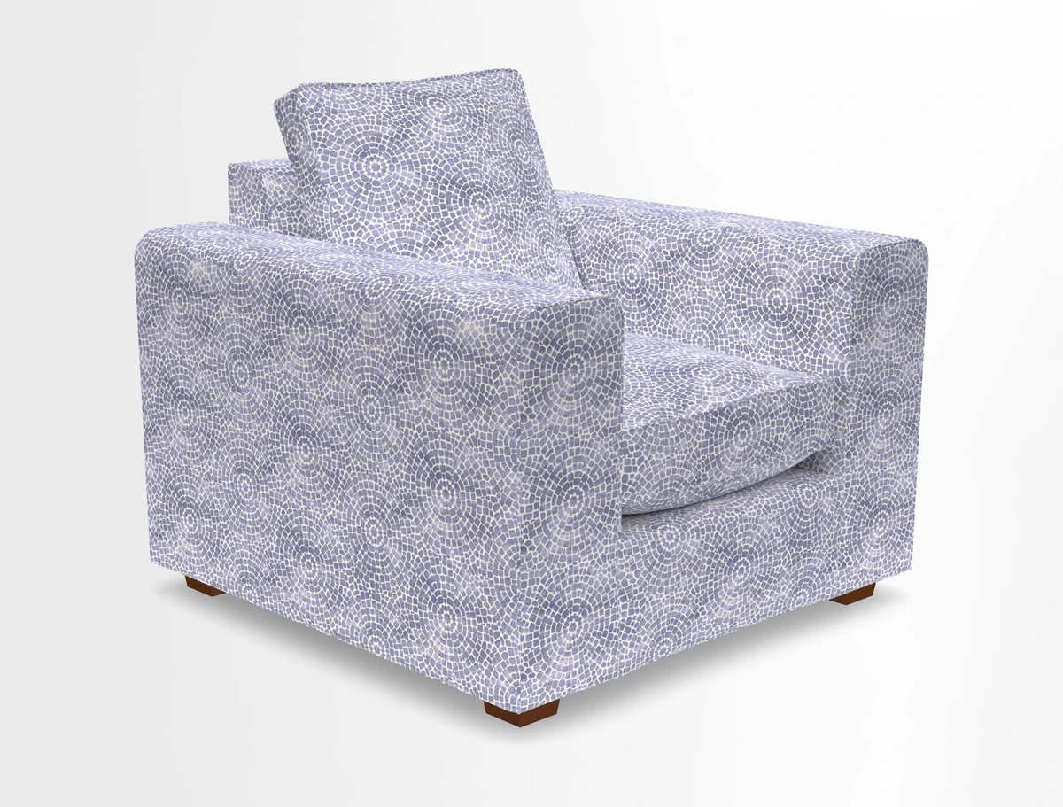 Saxmundham Chair in Two Tone Plain Biscuit