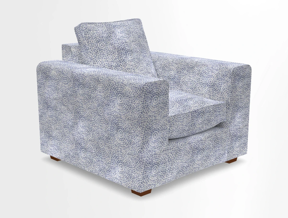 Saxmundham Chair in Two Tone Plain Biscuit
