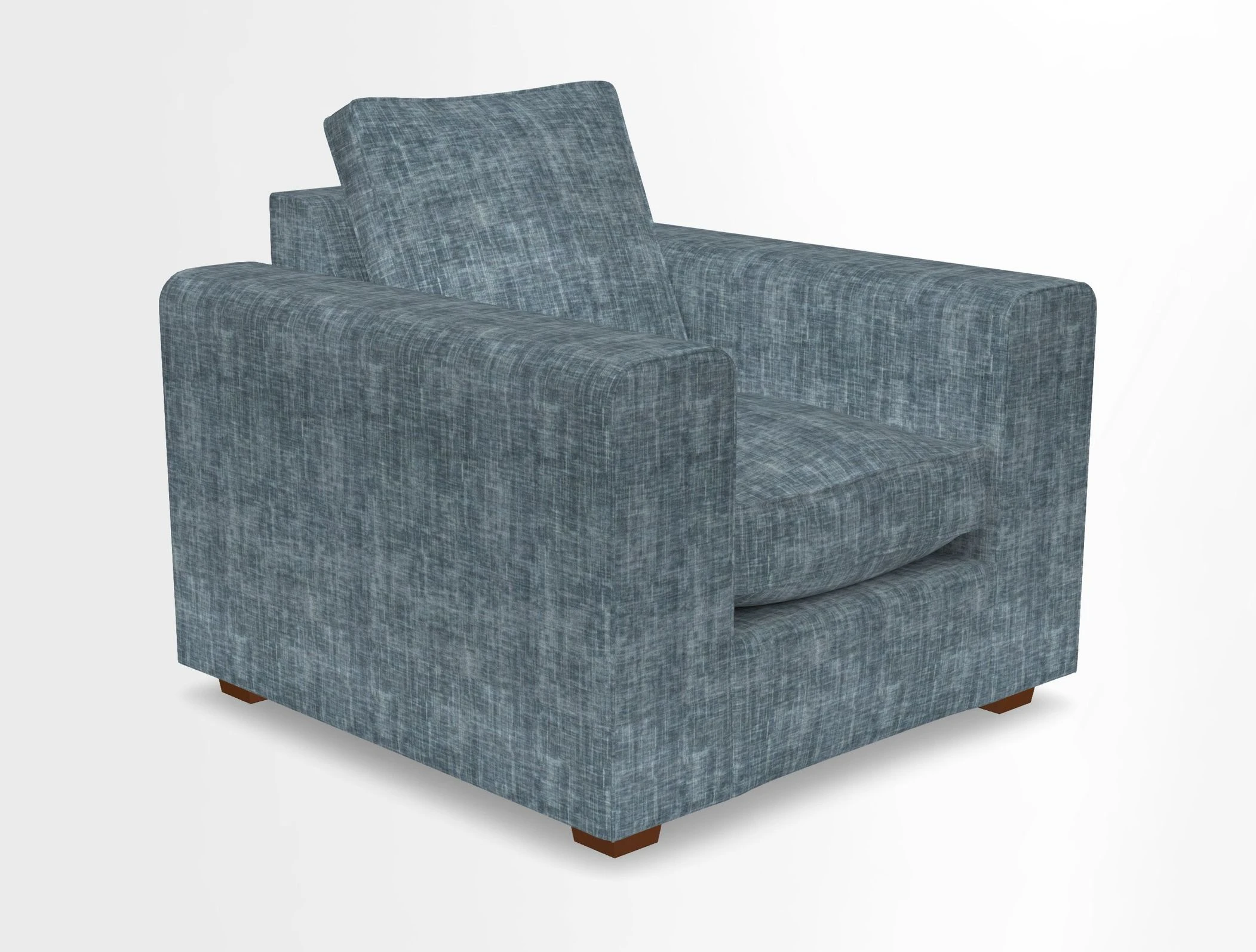 Saxmundham Chair in Two Tone Plain Biscuit