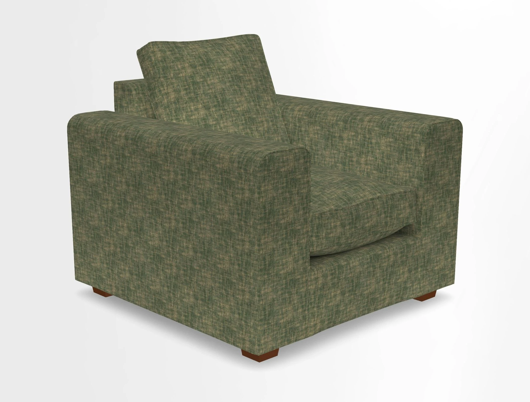 Saxmundham Chair in Two Tone Plain Biscuit