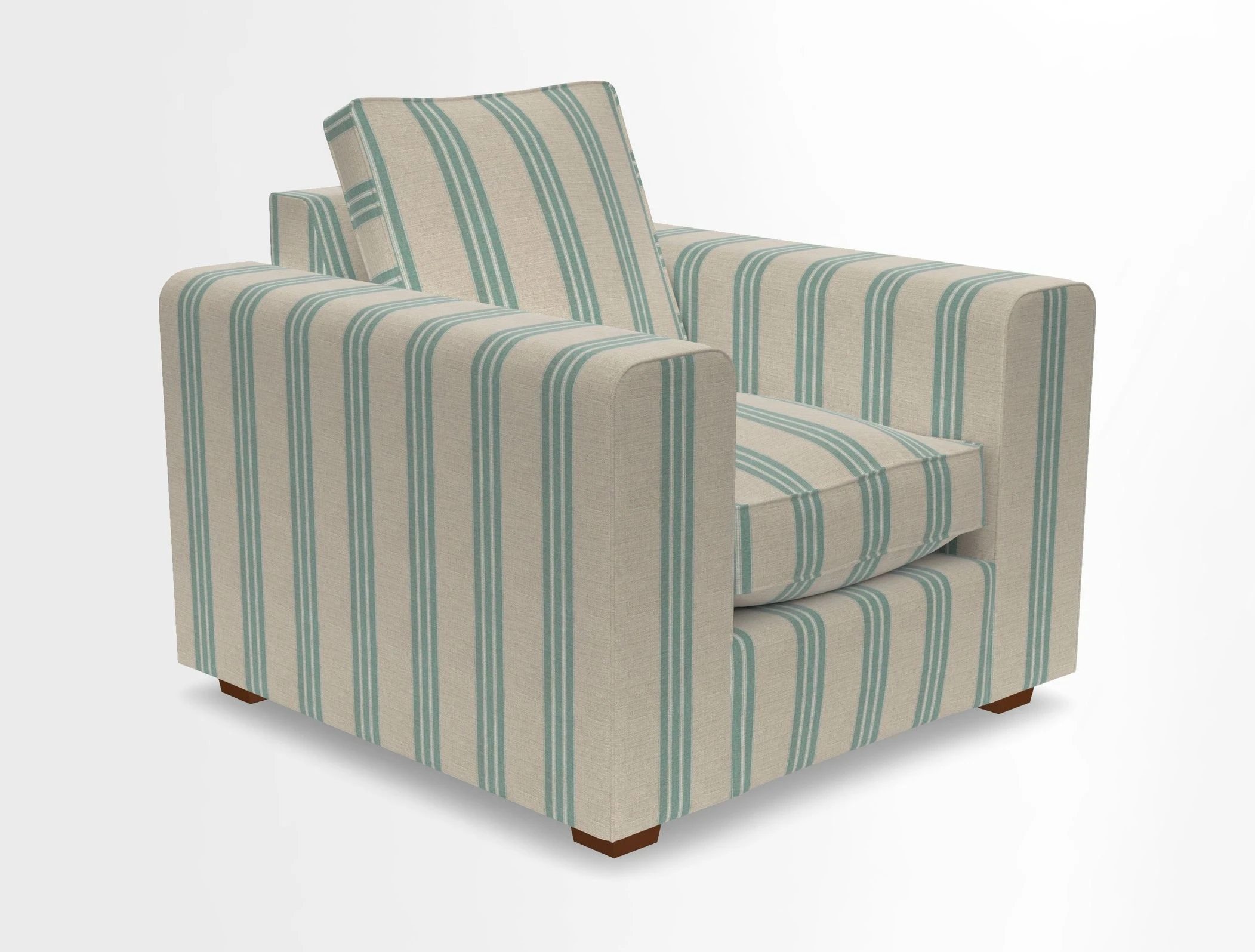 Saxmundham Chair in Two Tone Plain Biscuit