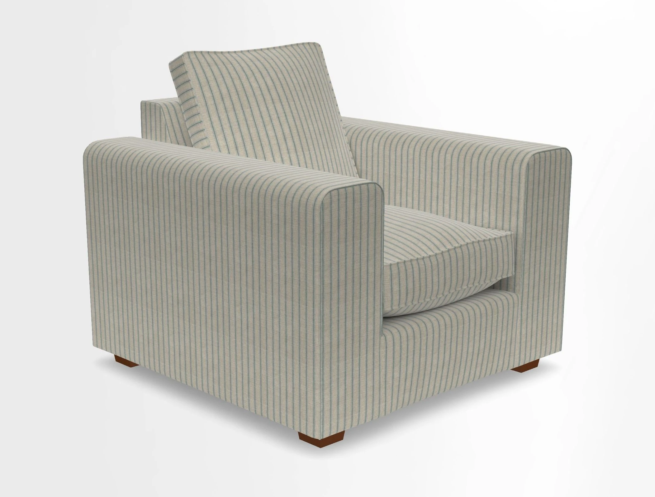 Saxmundham Chair in Two Tone Plain Biscuit