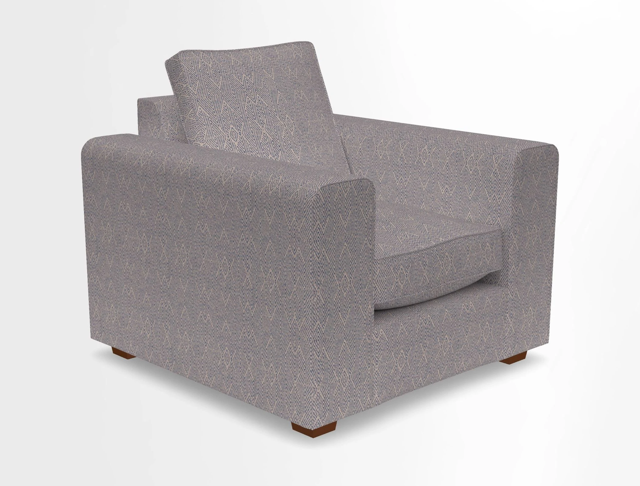 Saxmundham Chair in Two Tone Plain Biscuit