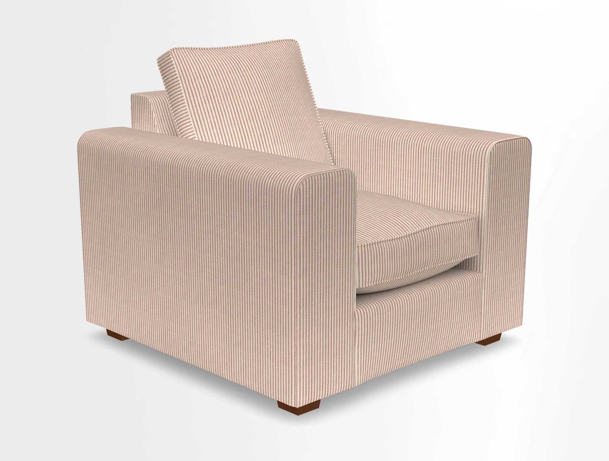 Saxmundham Chair in Two Tone Plain Biscuit