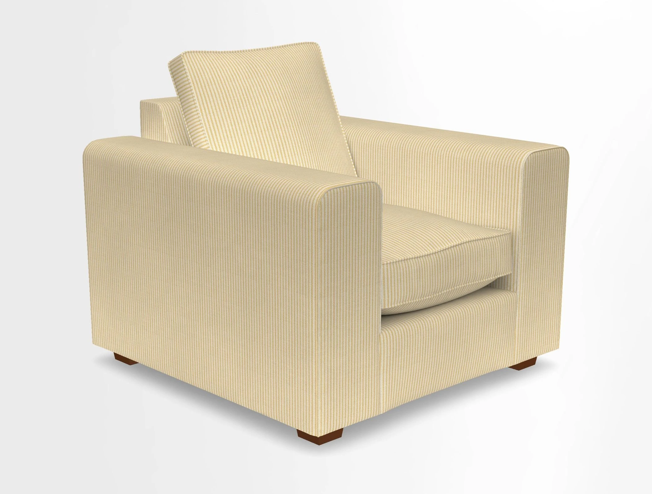 Saxmundham Chair in Two Tone Plain Biscuit
