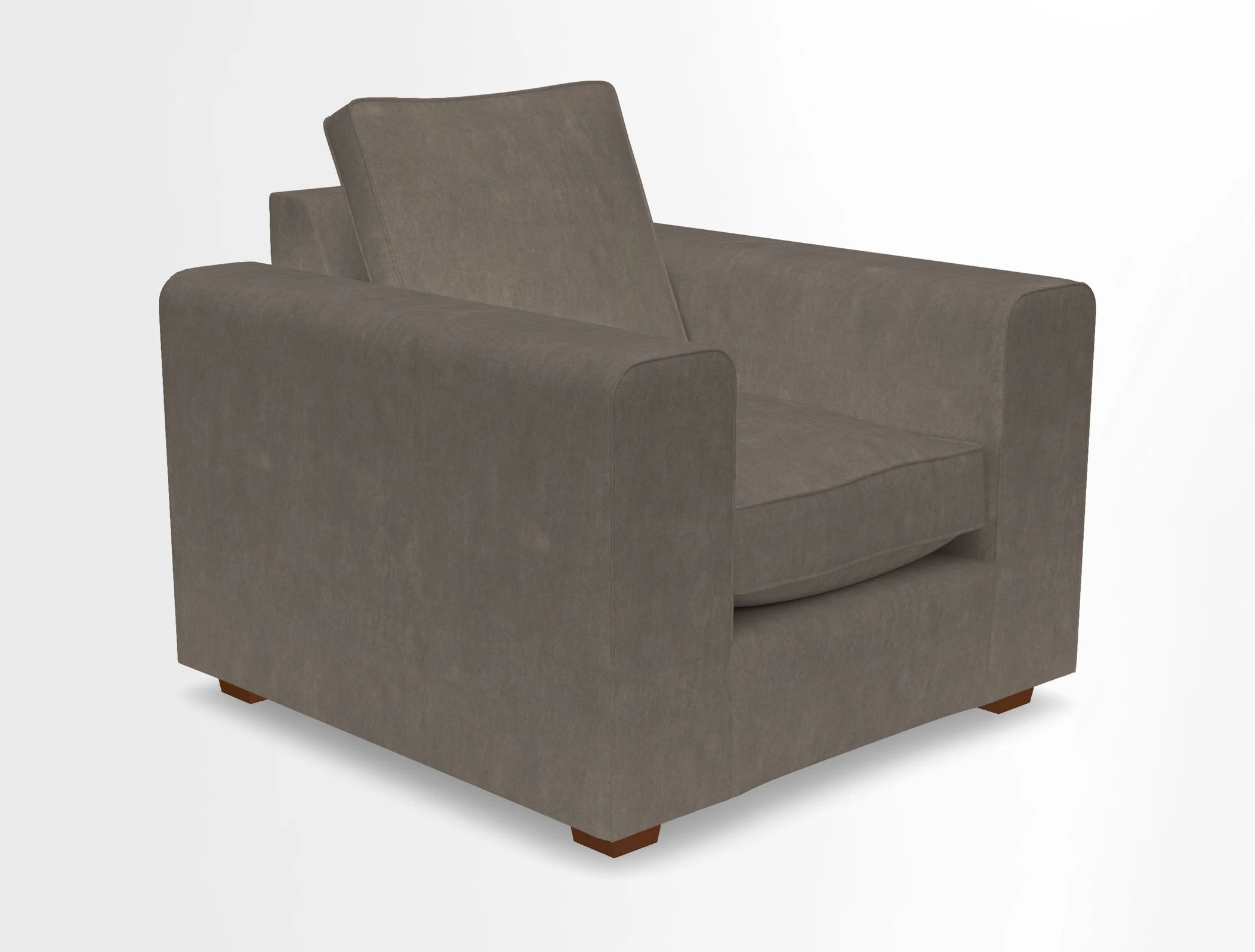 Saxmundham Chair in Two Tone Plain Biscuit