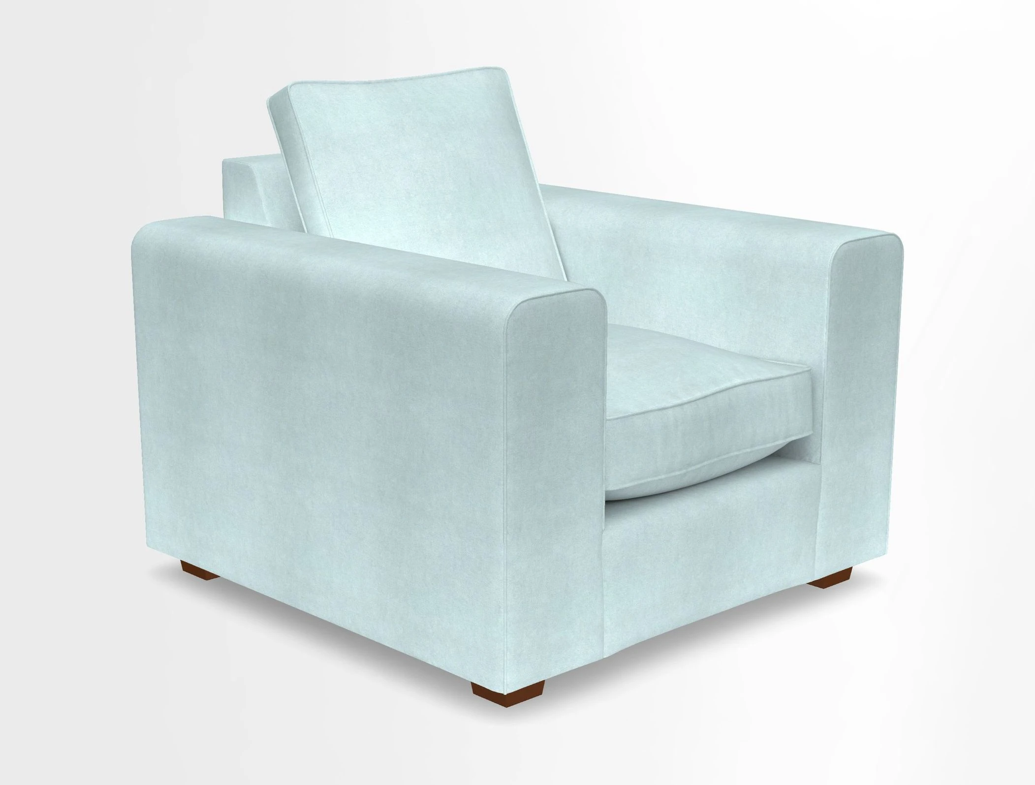 Saxmundham Chair in Two Tone Plain Biscuit