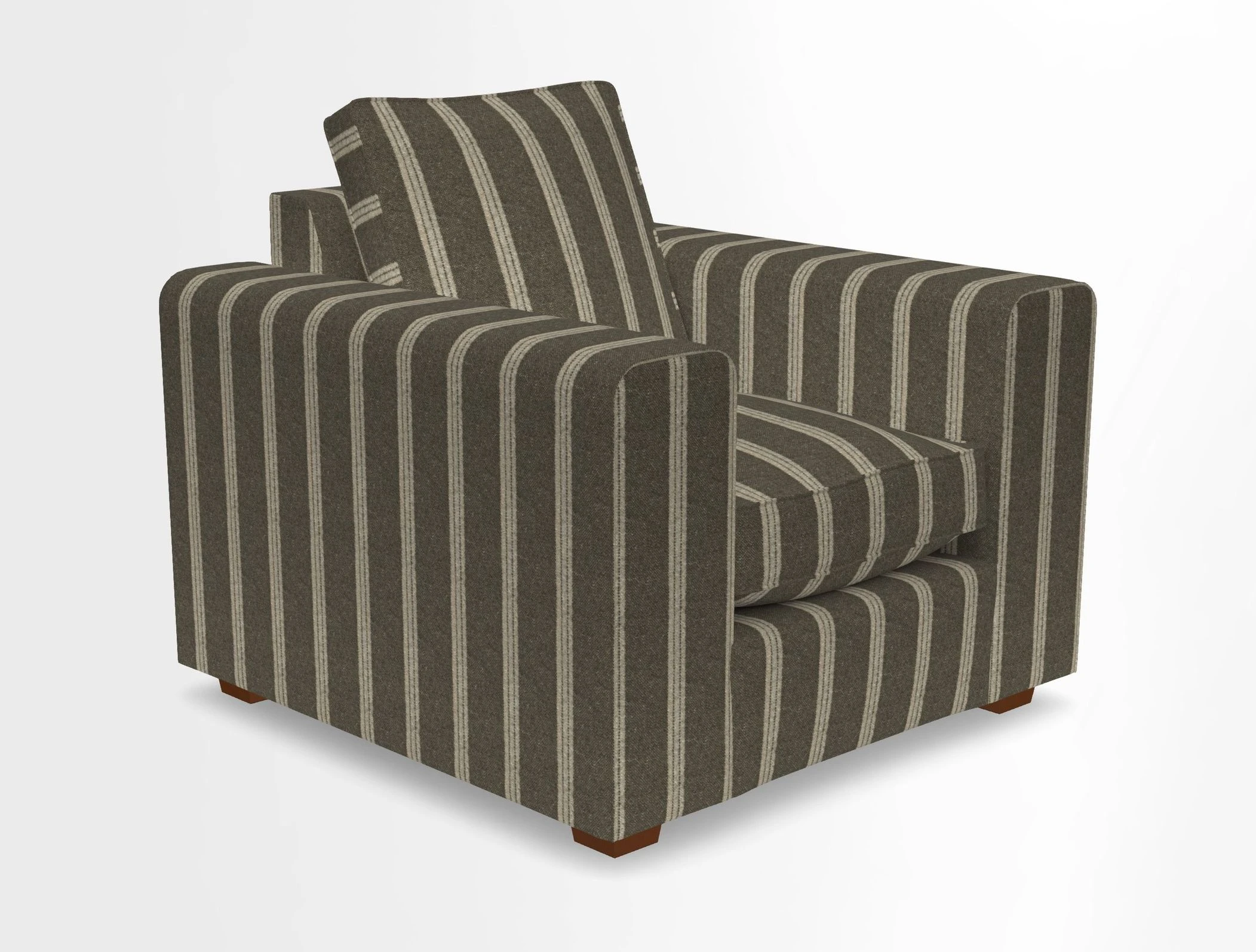 Saxmundham Chair in Two Tone Plain Biscuit