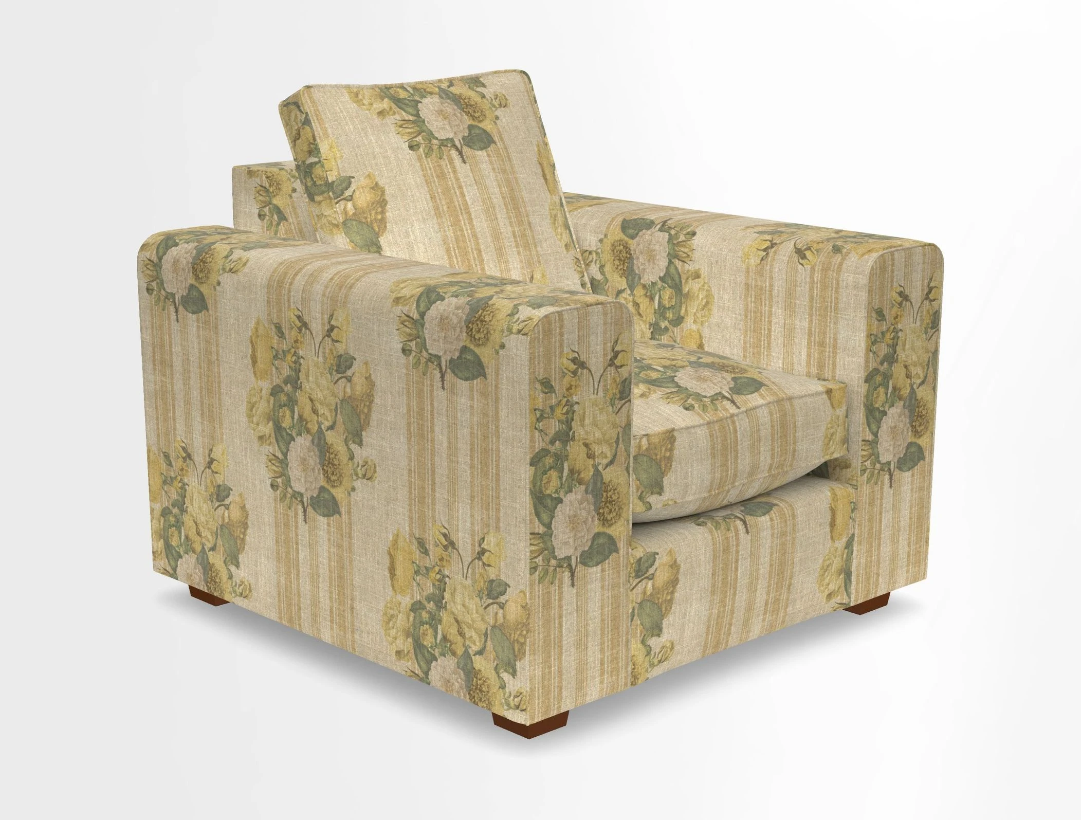 Saxmundham Chair in Two Tone Plain Biscuit