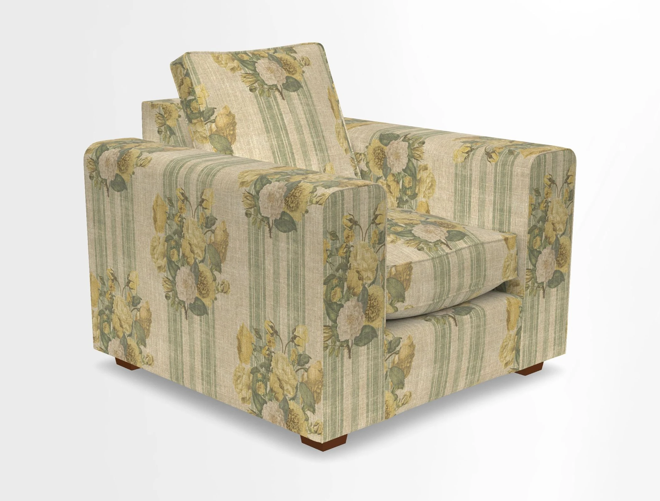 Saxmundham Chair in Two Tone Plain Biscuit