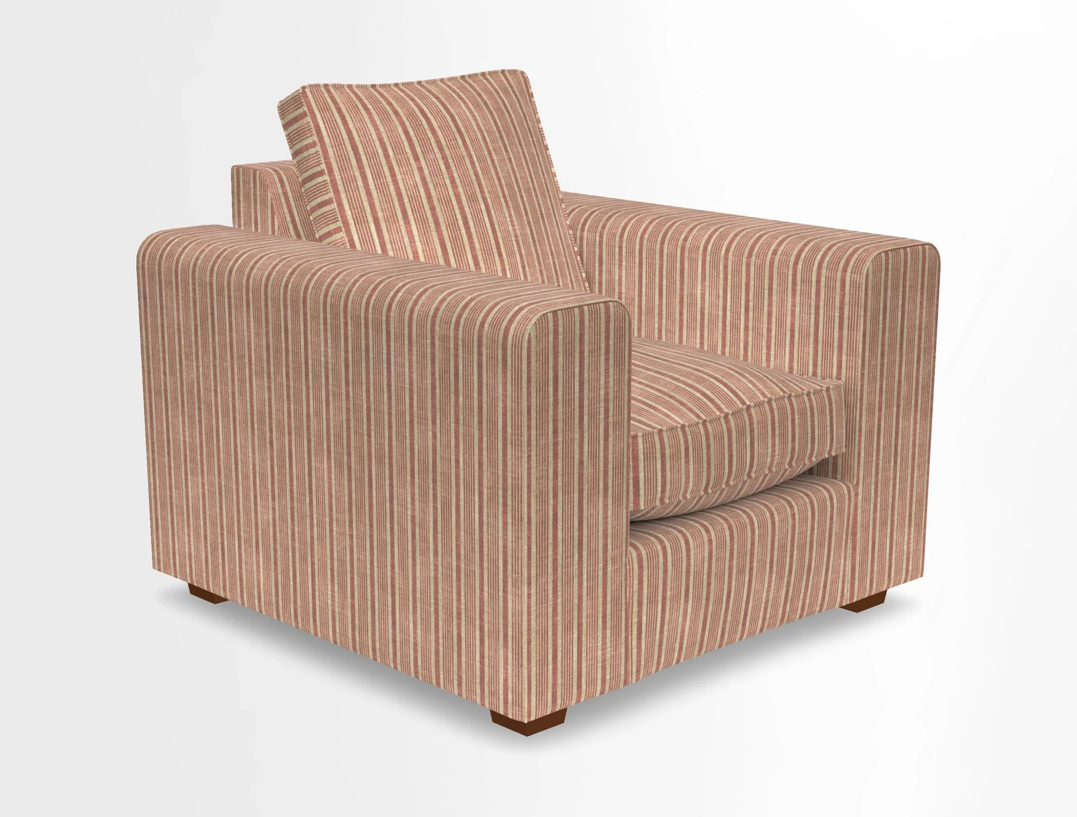 Saxmundham Chair in Two Tone Plain Biscuit