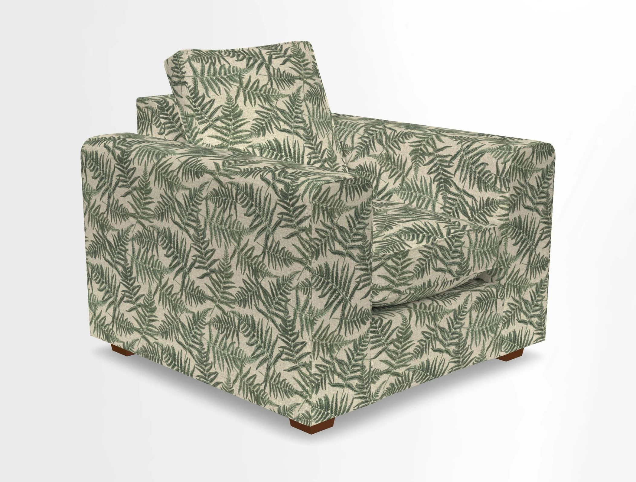 Saxmundham Chair in Two Tone Plain Biscuit