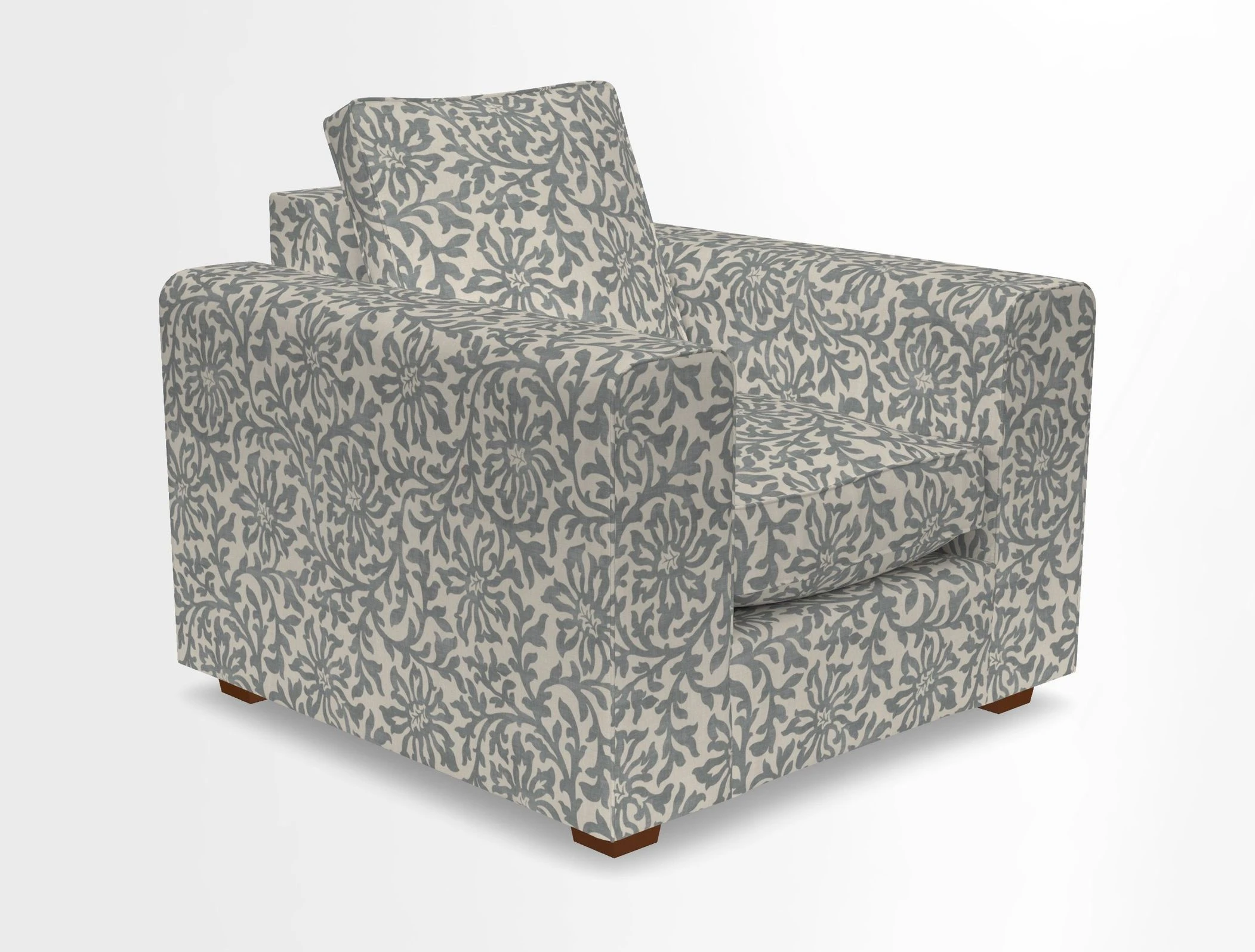 Saxmundham Chair in Two Tone Plain Biscuit