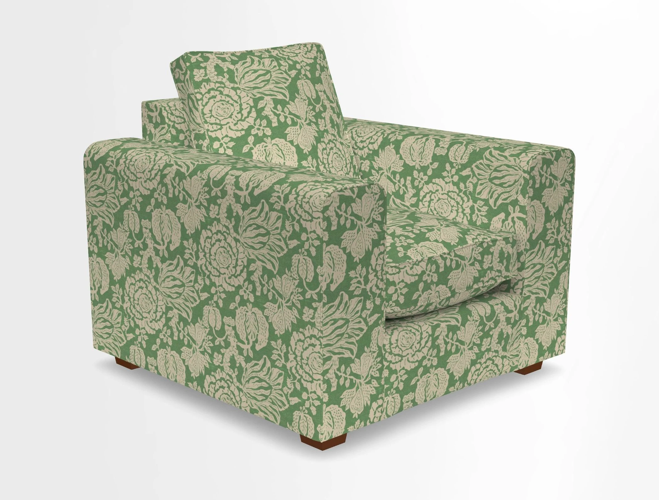 Saxmundham Chair in Two Tone Plain Biscuit
