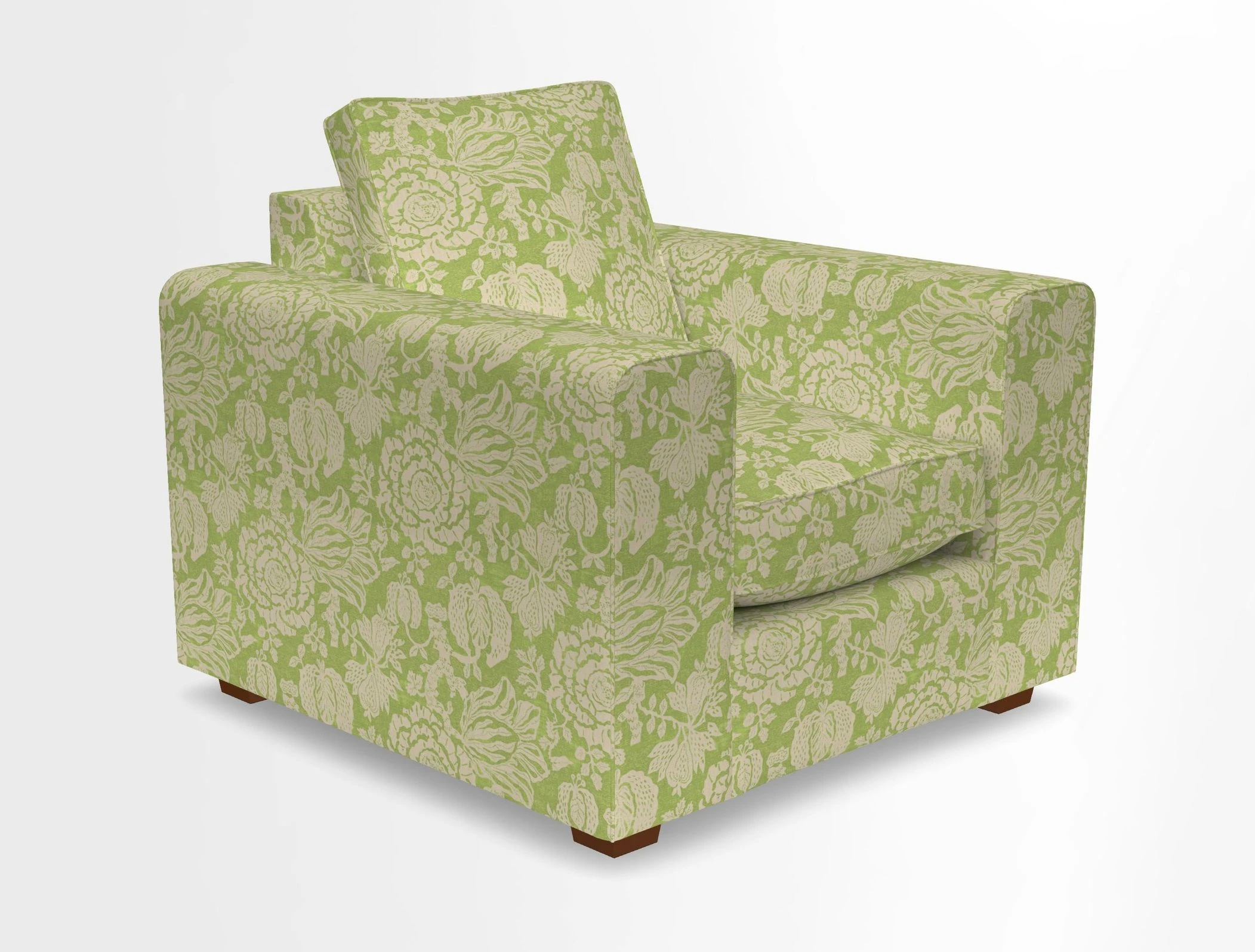 Saxmundham Chair in Two Tone Plain Biscuit