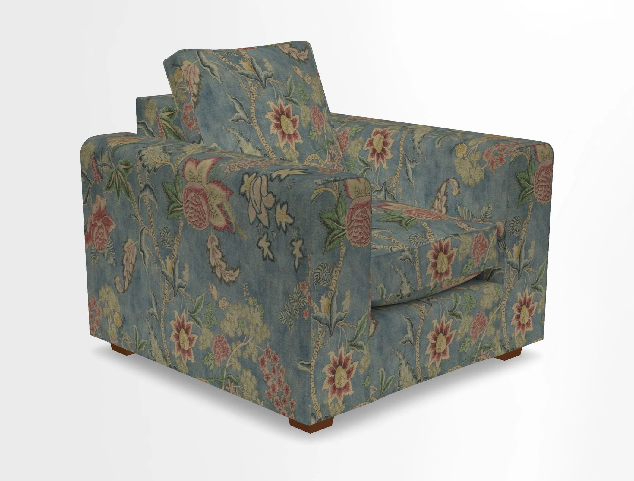 Saxmundham Chair in Two Tone Plain Biscuit
