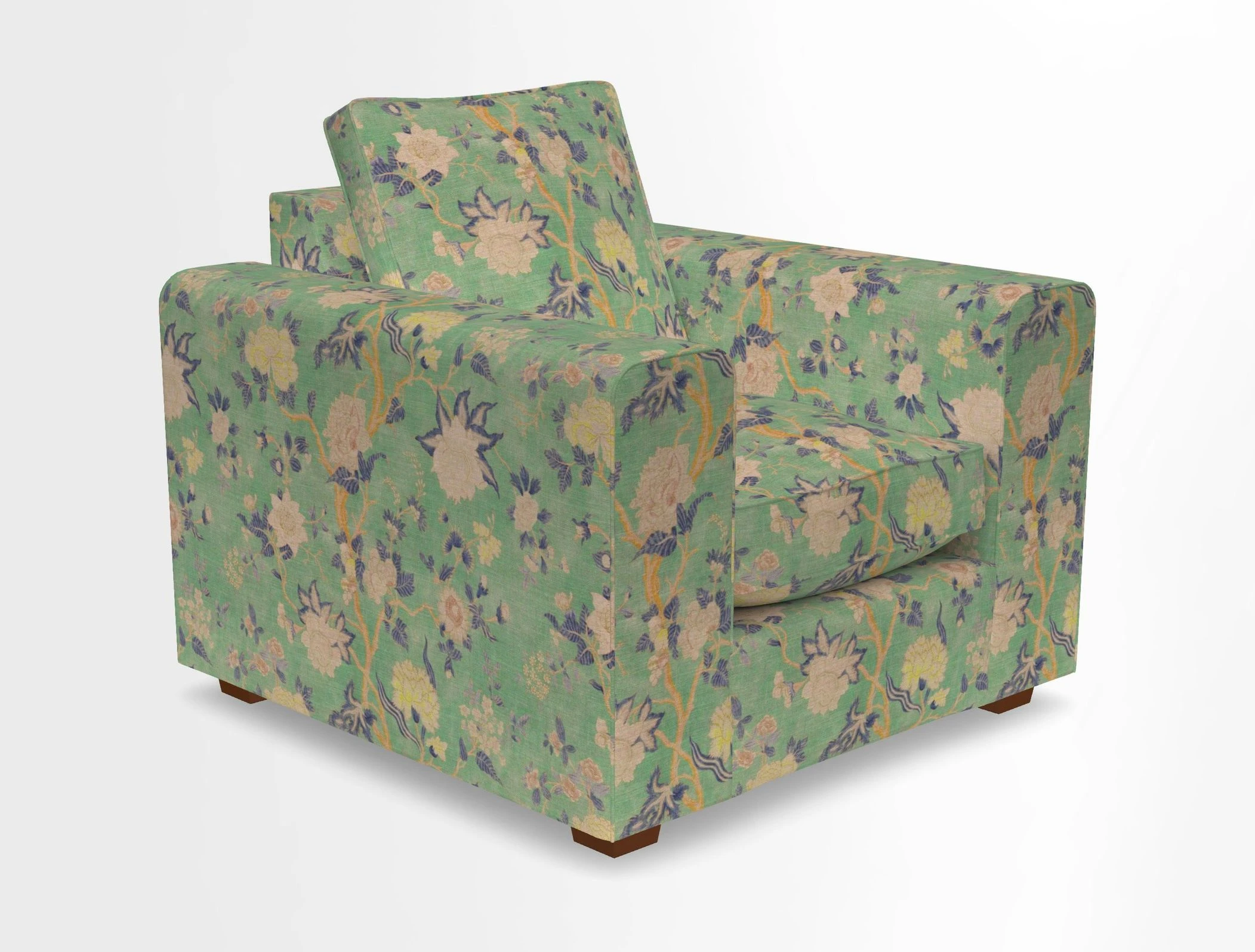 Saxmundham Chair in Two Tone Plain Biscuit