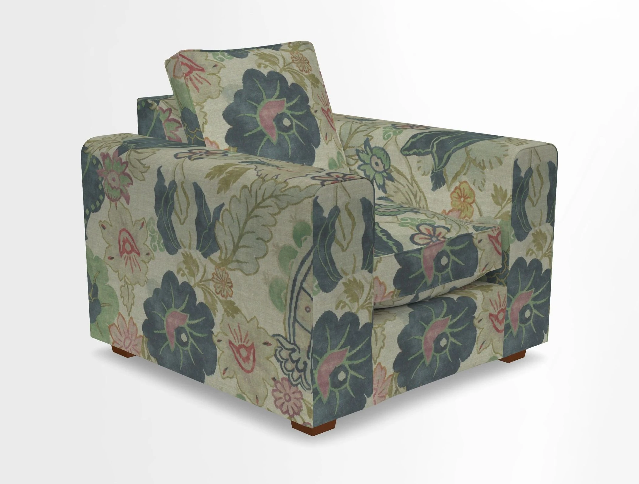 Saxmundham Chair in Two Tone Plain Biscuit