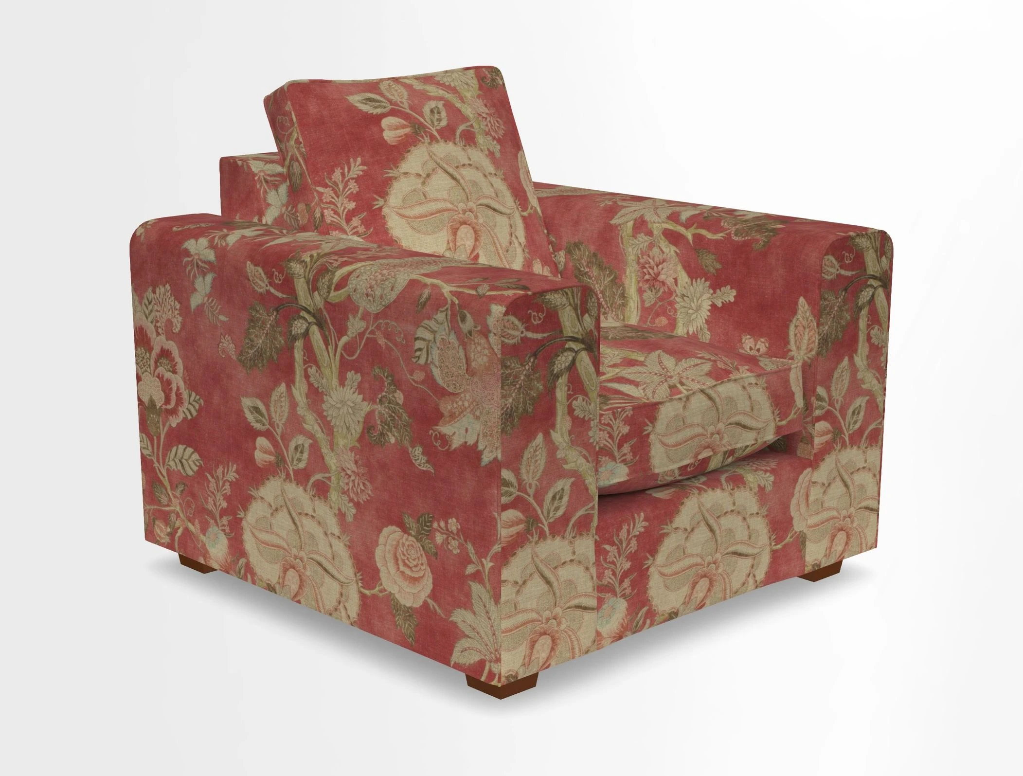 Saxmundham Chair in Two Tone Plain Biscuit