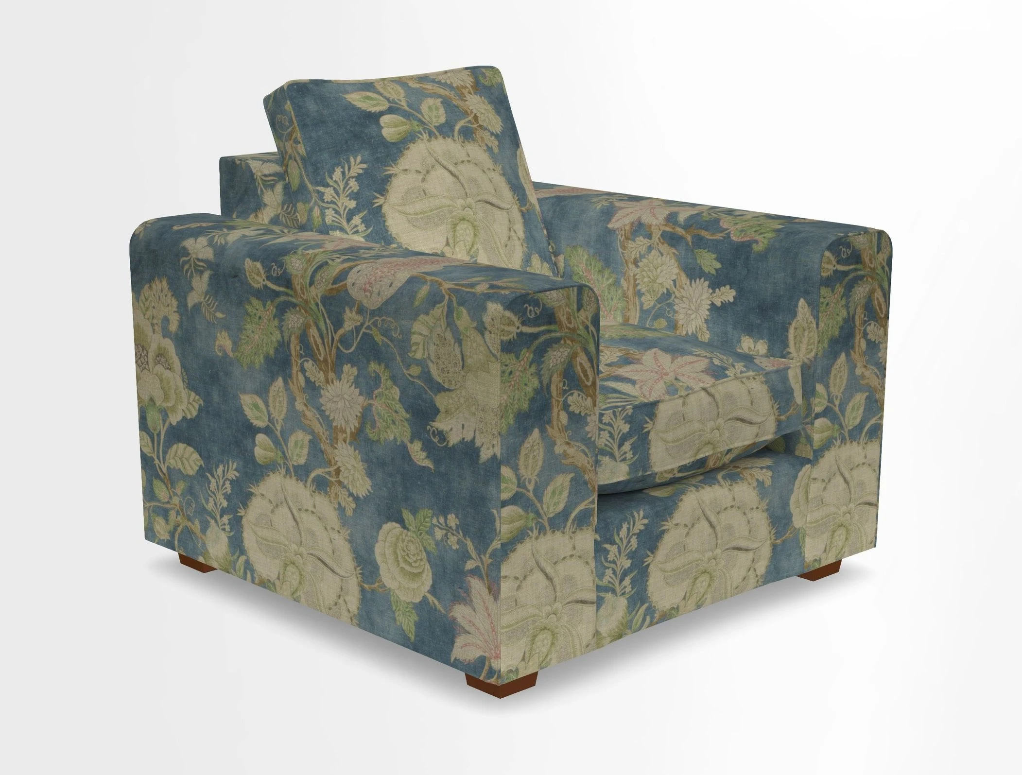 Saxmundham Chair in Two Tone Plain Biscuit