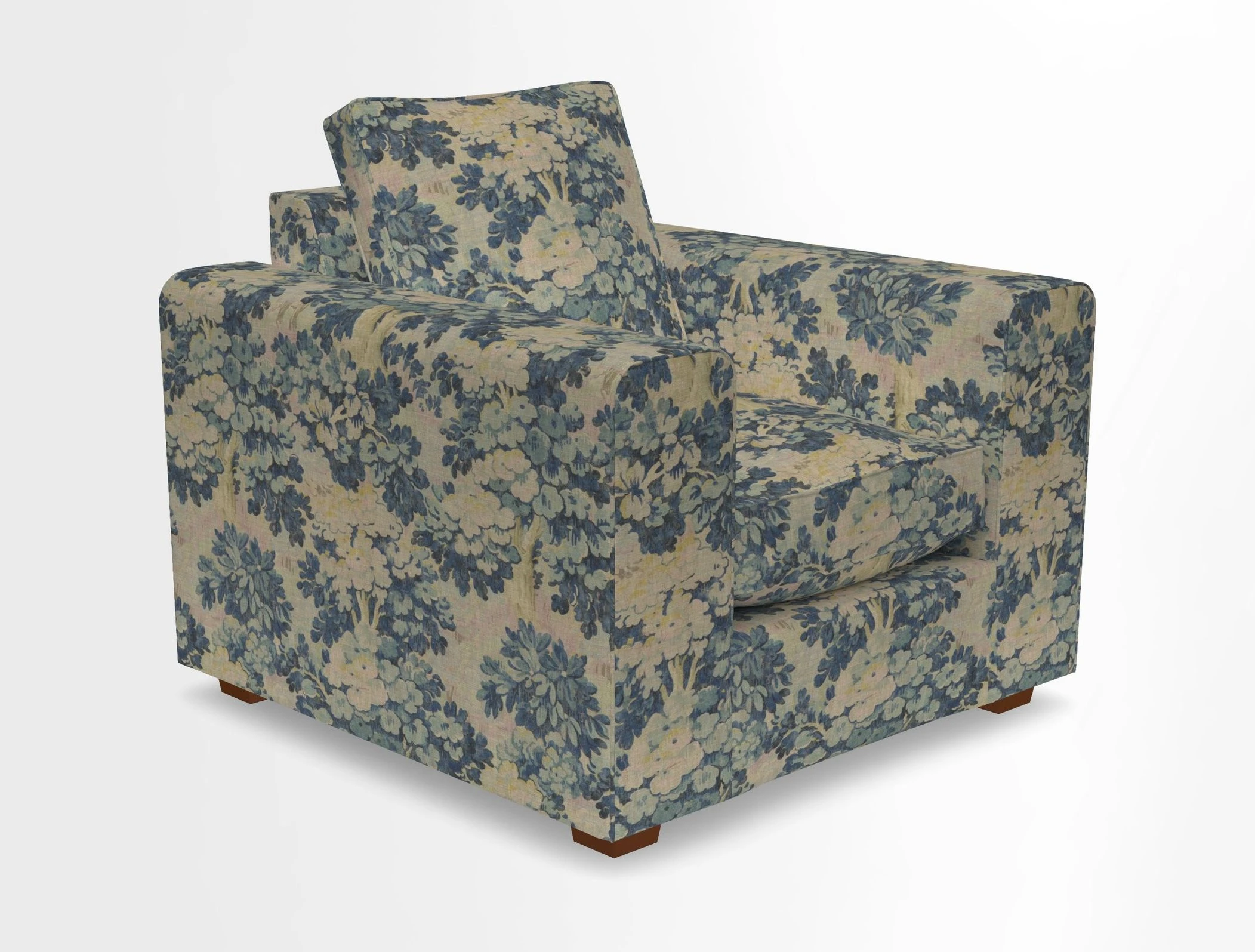 Saxmundham Chair in Two Tone Plain Biscuit