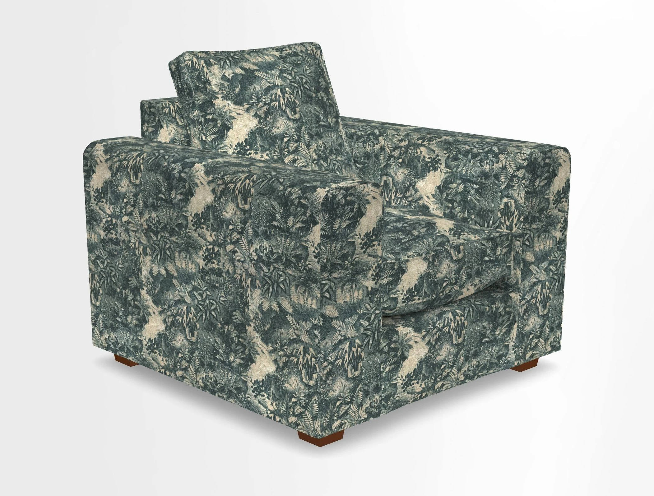 Saxmundham Chair in Two Tone Plain Biscuit