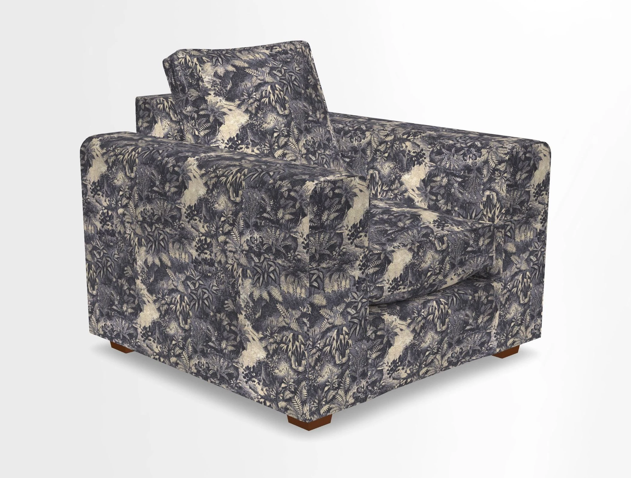 Saxmundham Chair in Two Tone Plain Biscuit