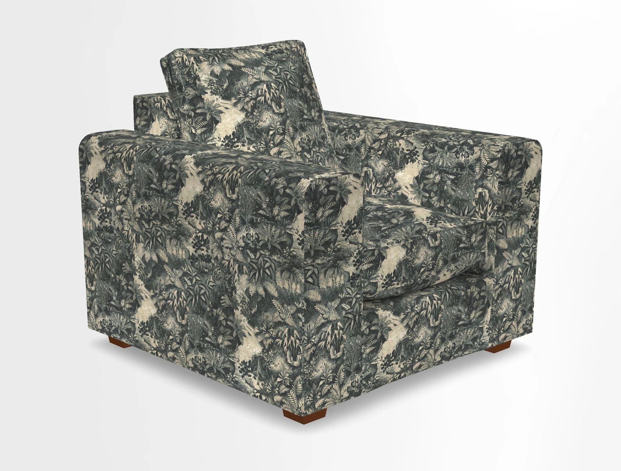 Saxmundham Chair in Two Tone Plain Biscuit