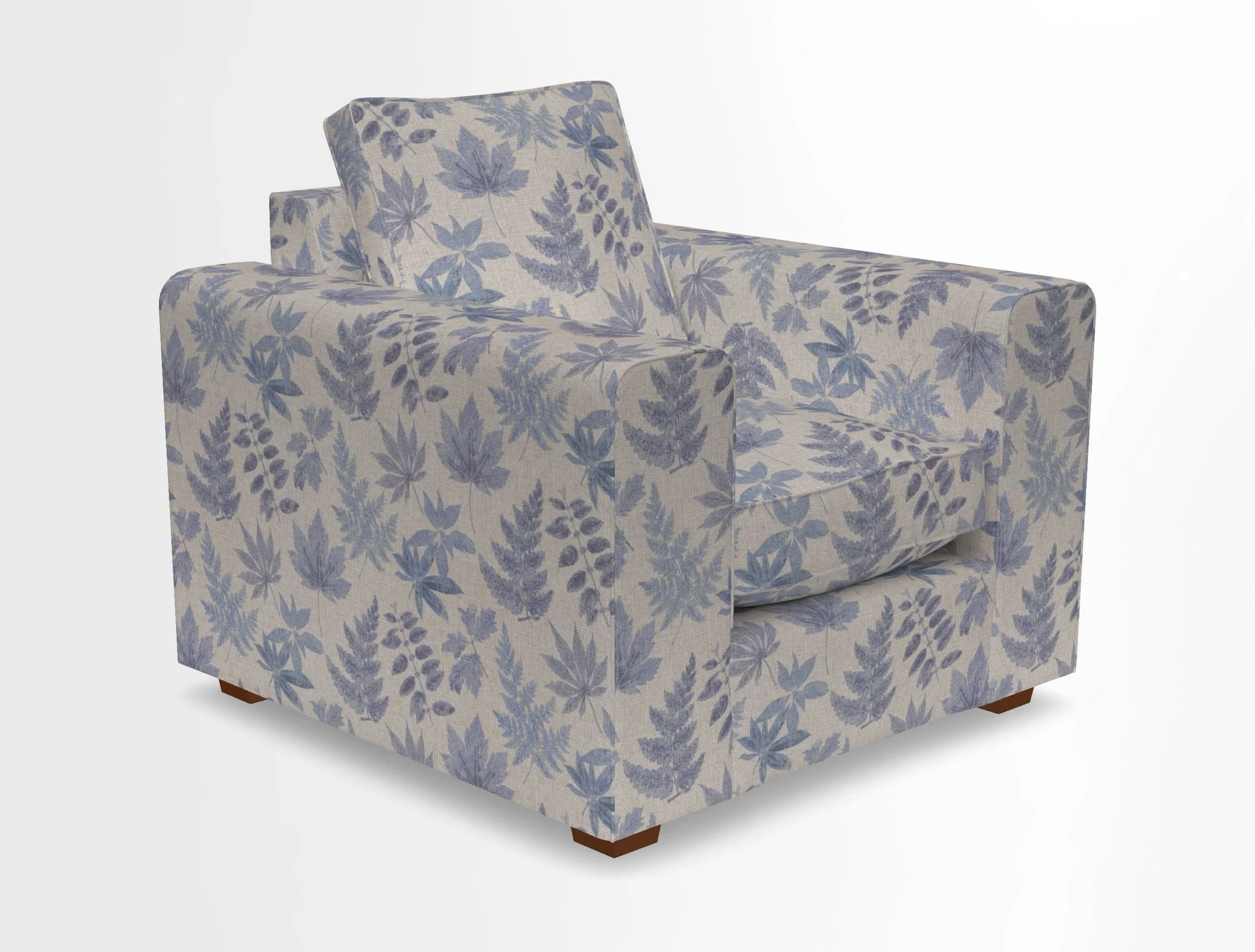 Saxmundham Chair in Two Tone Plain Biscuit