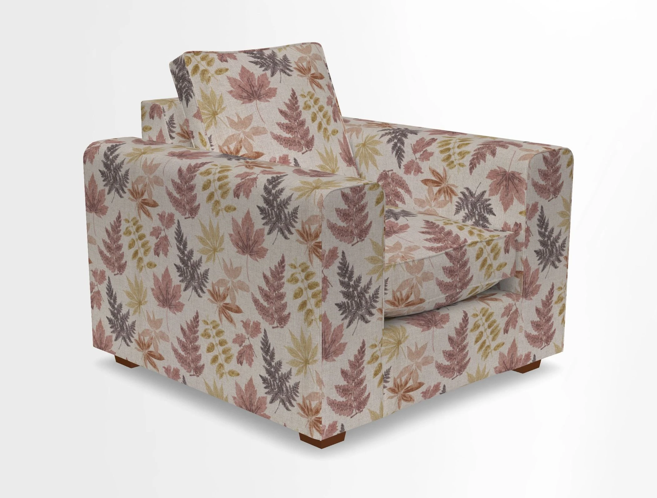 Saxmundham Chair in Two Tone Plain Biscuit