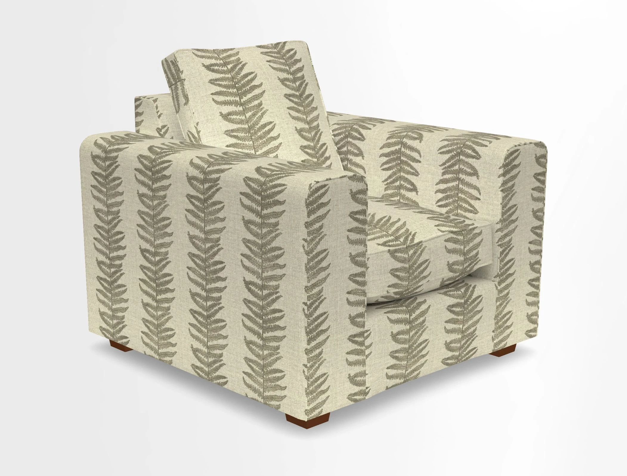 Saxmundham Chair in Two Tone Plain Biscuit
