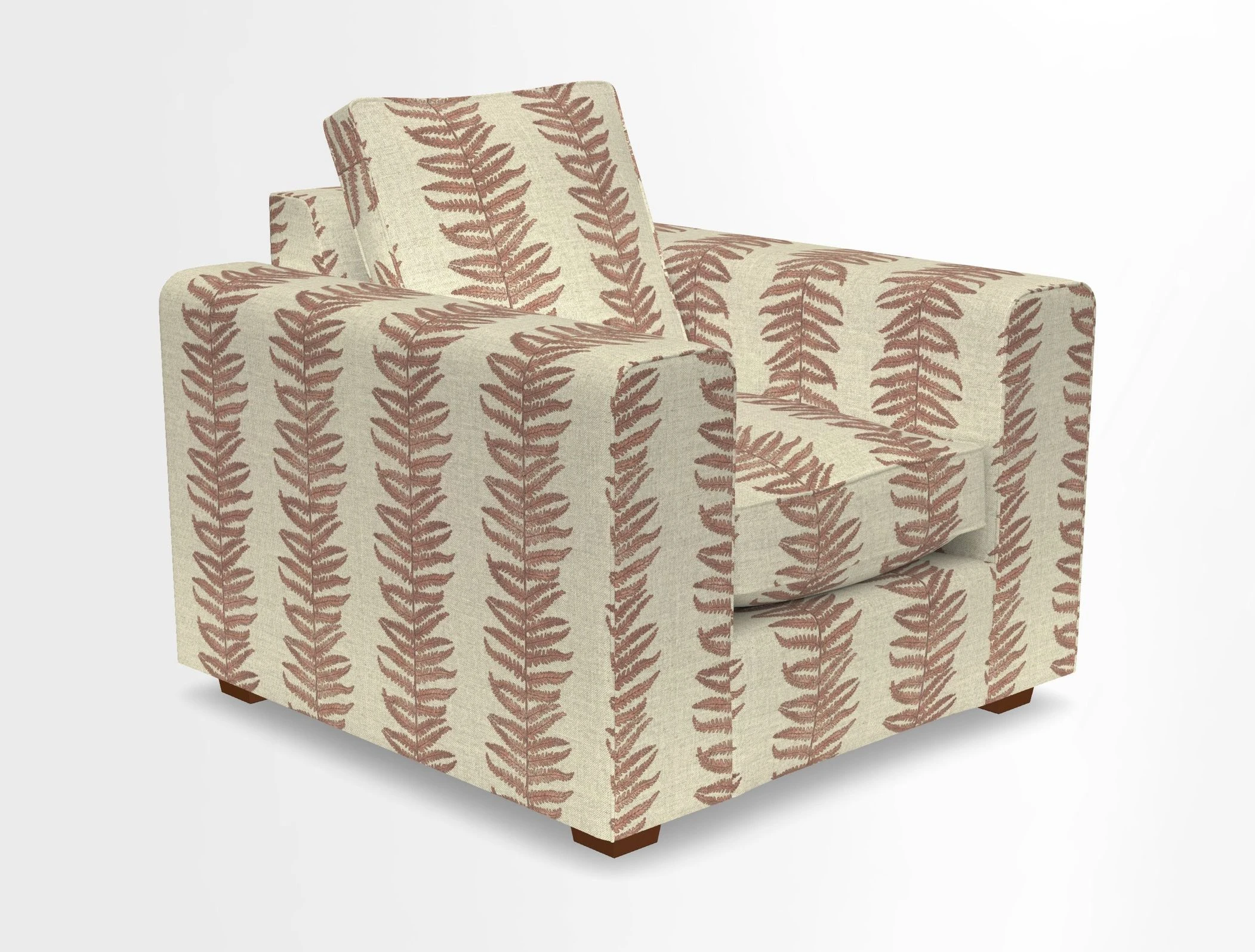 Saxmundham Chair in Two Tone Plain Biscuit