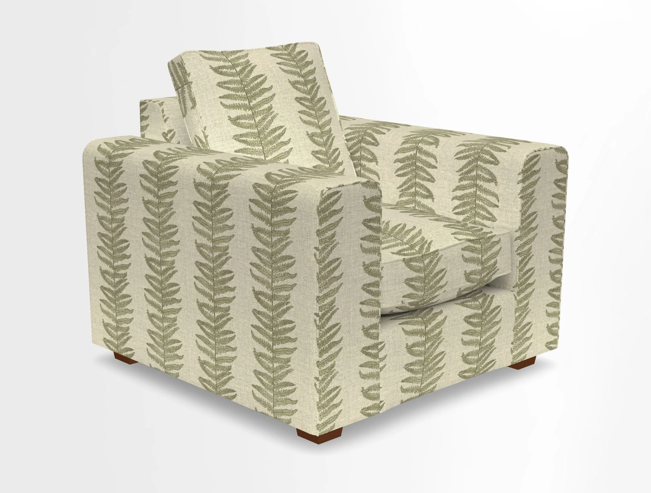 Saxmundham Chair in Two Tone Plain Biscuit