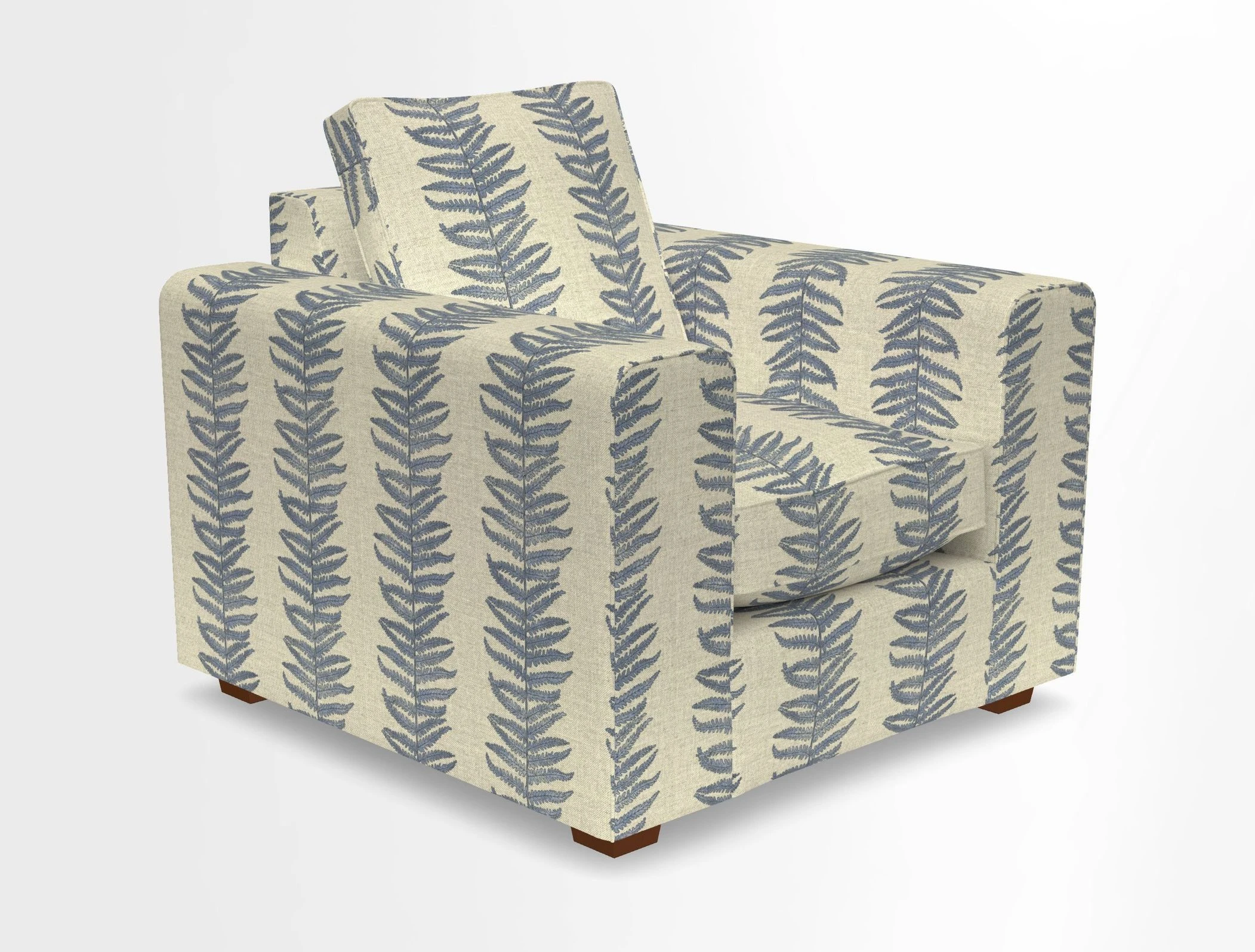 Saxmundham Chair in Two Tone Plain Biscuit