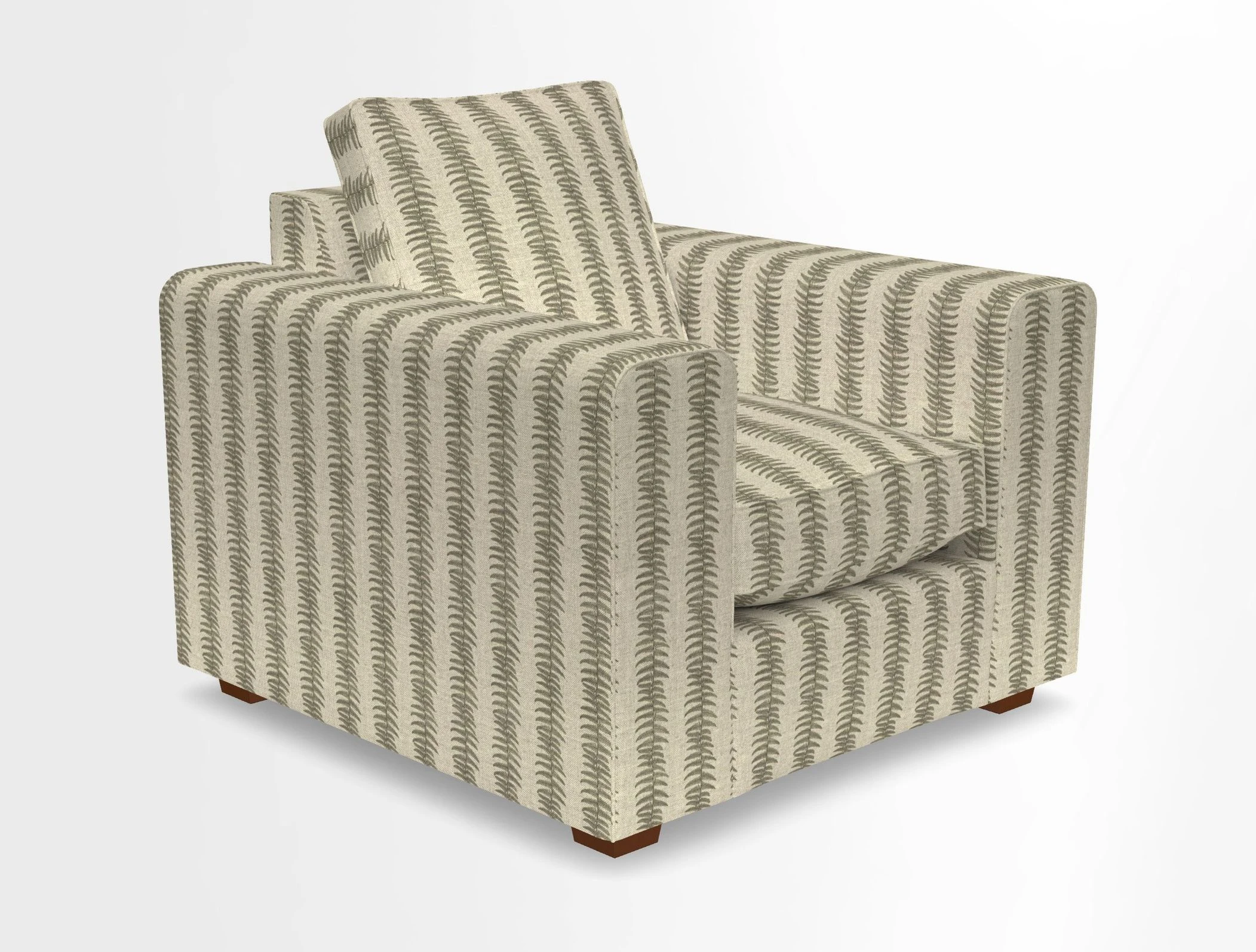 Saxmundham Chair in Two Tone Plain Biscuit