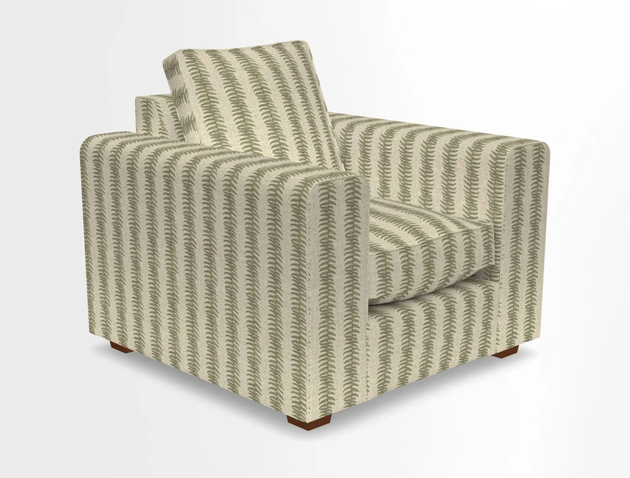 Saxmundham Chair in Two Tone Plain Biscuit