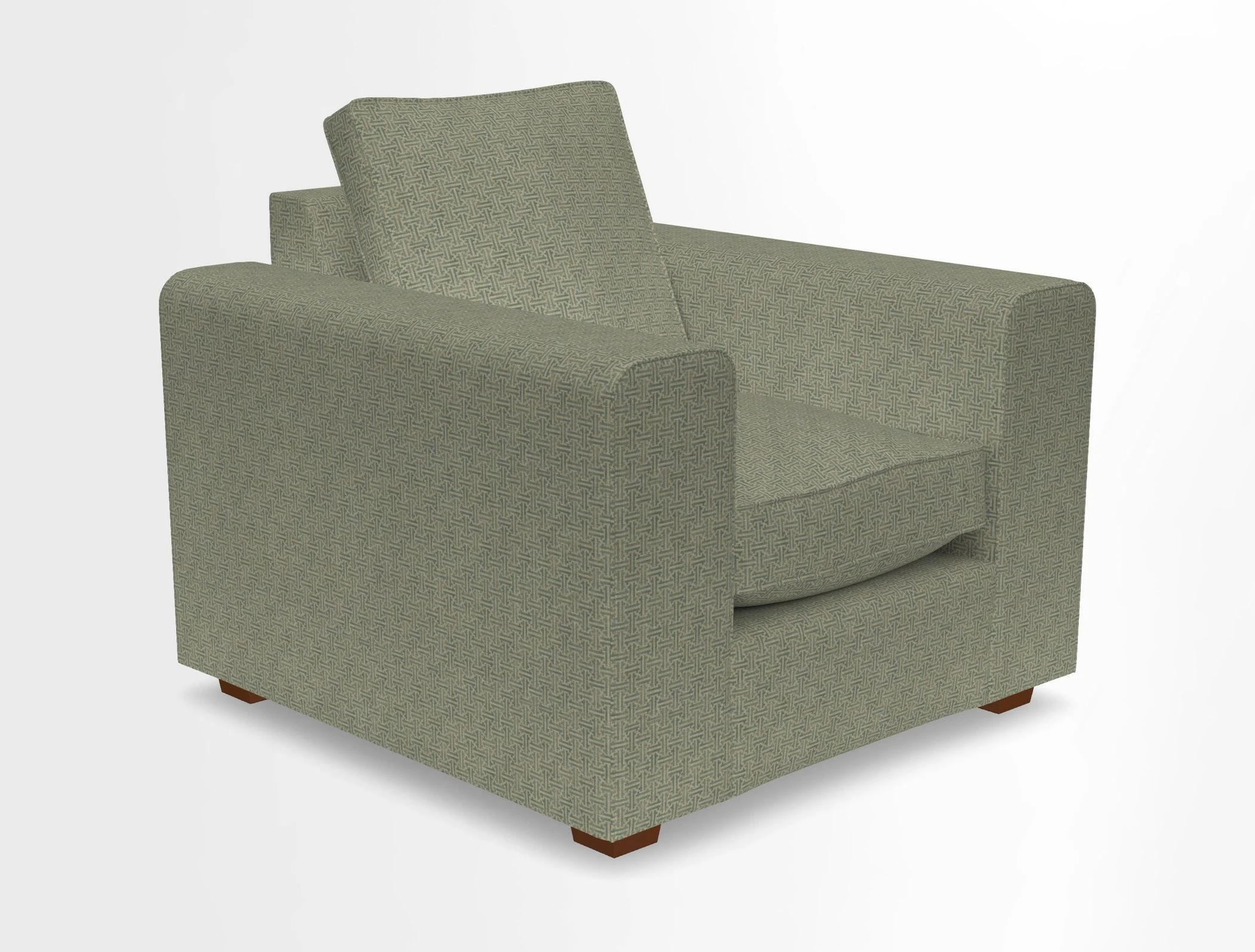Saxmundham Chair in Two Tone Plain Biscuit