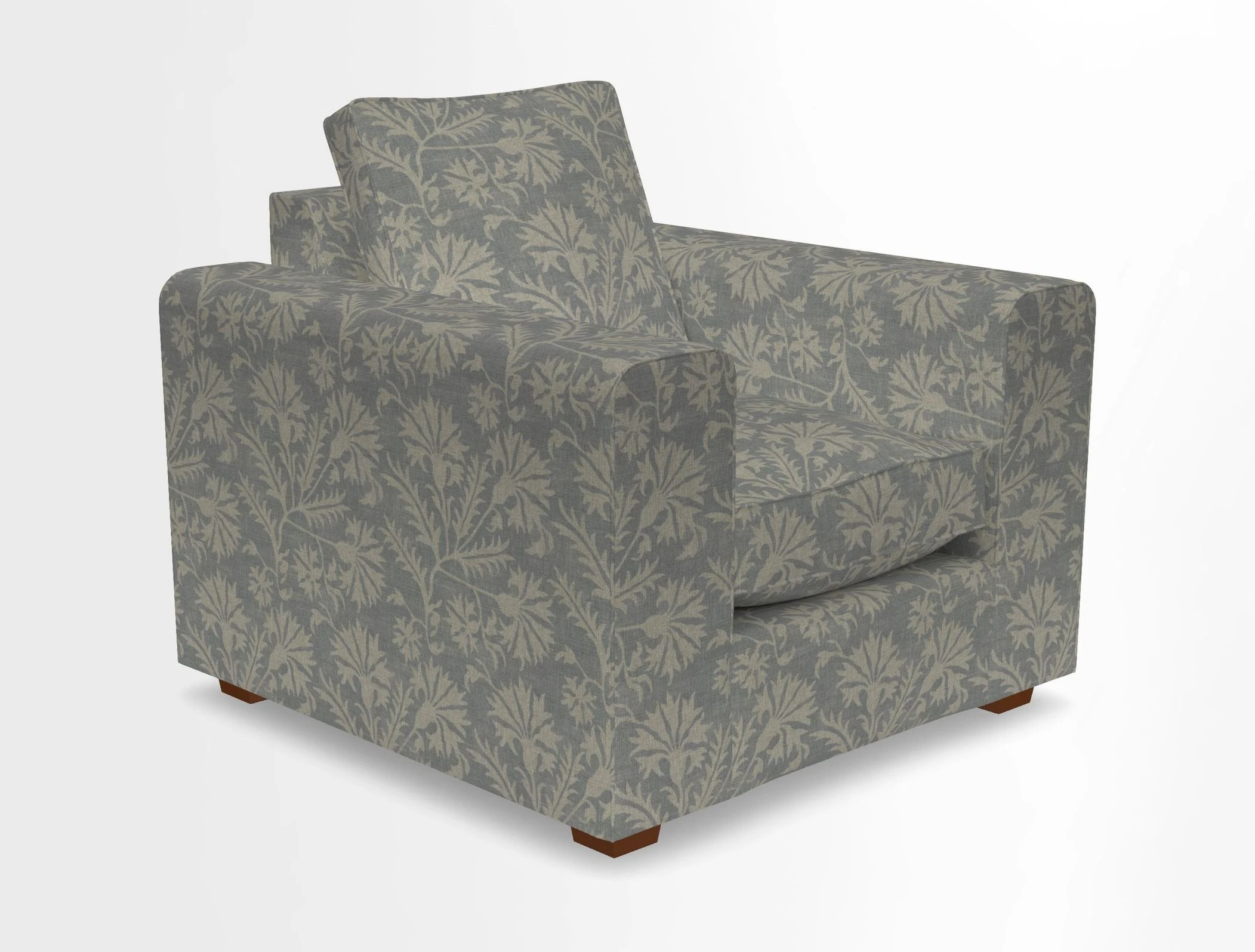 Saxmundham Chair in Two Tone Plain Biscuit