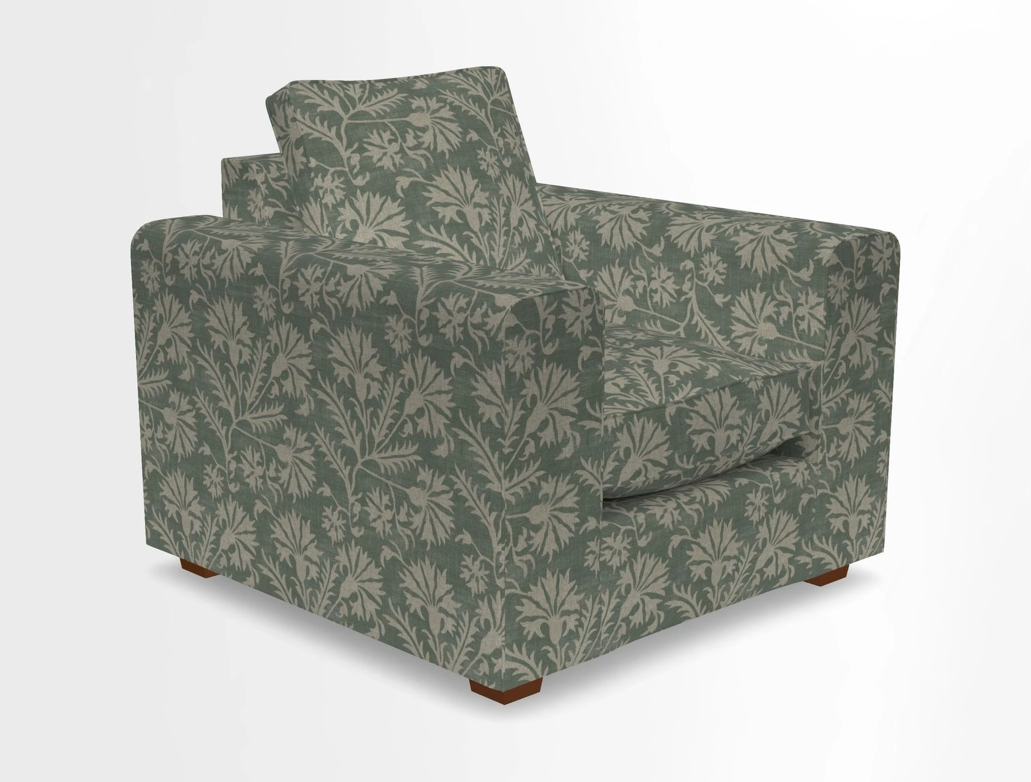 Saxmundham Chair in Two Tone Plain Biscuit