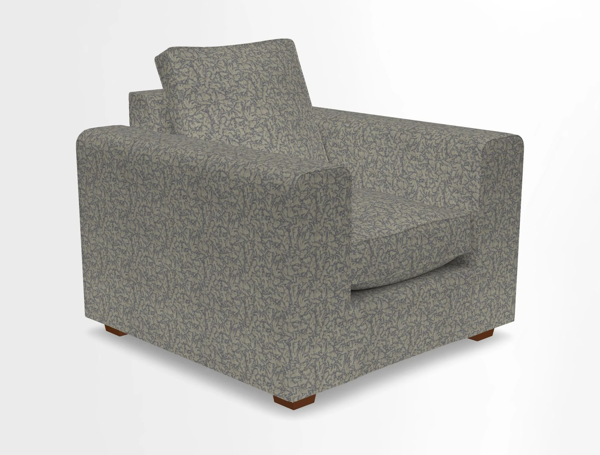 Saxmundham Chair in Two Tone Plain Biscuit